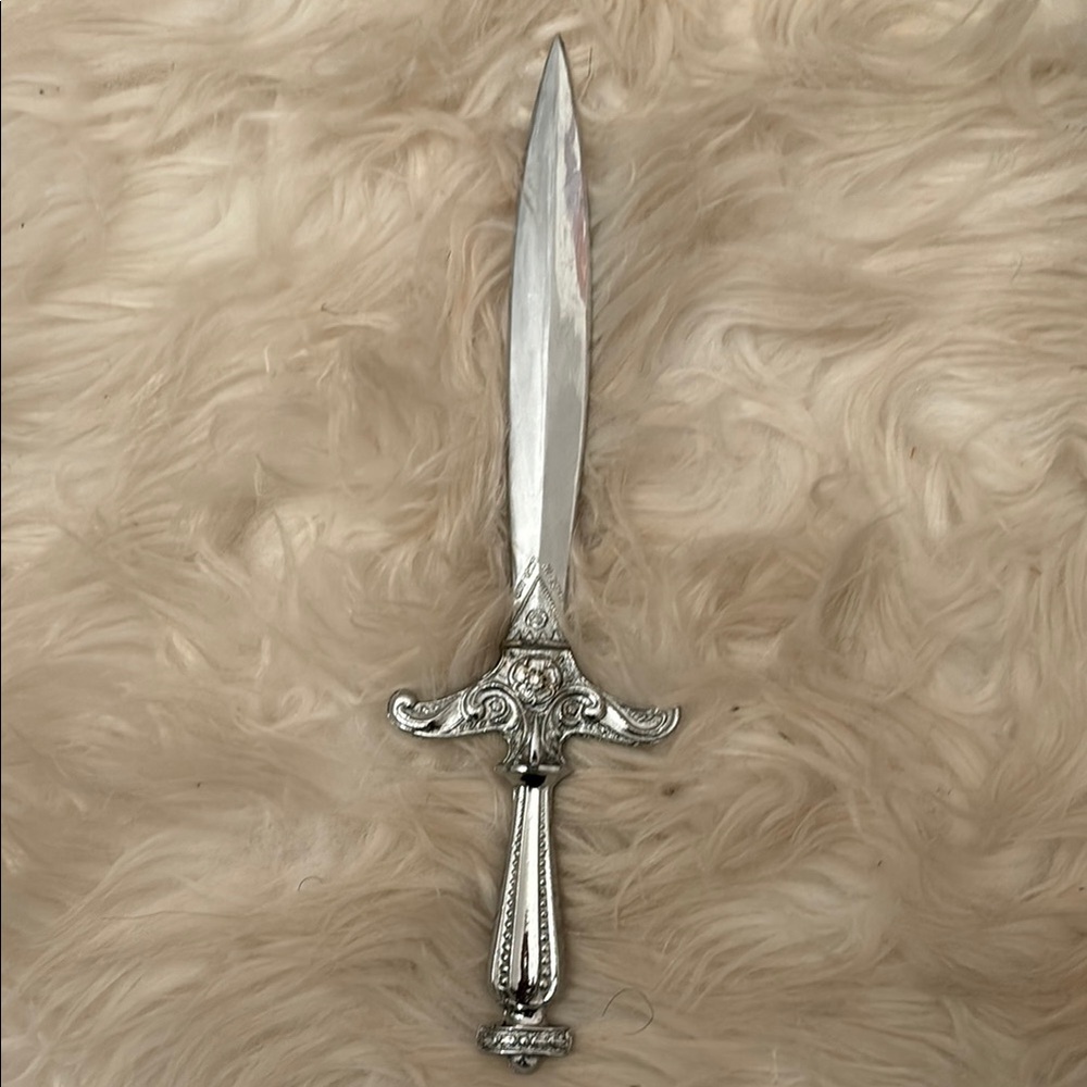 Silver Decorative Dagger
